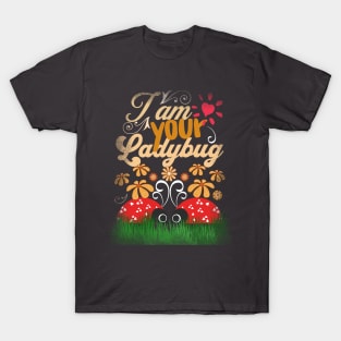 Ladybugs - Couple Matching Your - Spring Floral Love Design T-Shirt